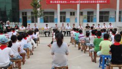 叶县项目--向马庄乡中心小学捐赠二百套课桌